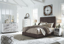 Load image into Gallery viewer, Dolante - Brown - Queen Upholstered Bed