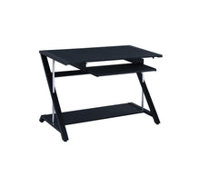 Load image into Gallery viewer, Mallet Collection - Mallet Computer Desk With Bottom Shelf Black