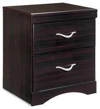 Load image into Gallery viewer, Zanbury - Merlot - Two Drawer Night Stand