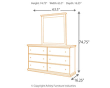 Load image into Gallery viewer, Maribel - Black - Bedroom Mirror