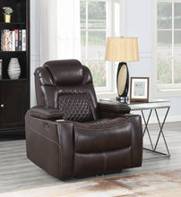 Load image into Gallery viewer, Korbach Motion Collection - Espresso - Korbach Upholstered Power^2 Recliner Espresso