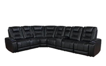 Load image into Gallery viewer, Black - 7 Pc Power2 Sectional