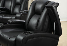 Load image into Gallery viewer, Delange Motion Collection - Black - Delange Power^2 Sofa With Headrests Black