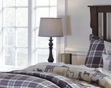 Load image into Gallery viewer, Kian - Black/White - Poly Table Lamp (1/CN)