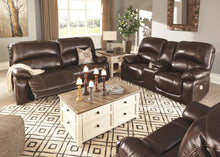 Load image into Gallery viewer, Hallstrung - Chocolate - PWR REC Loveseat/CON/ADJ HDRST