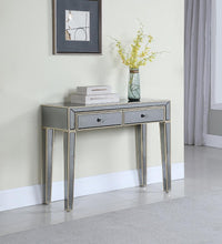 Load image into Gallery viewer, 2-drawer Console Table Grey And Champagne