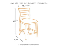 Load image into Gallery viewer, Rokane - Light Brown - Upholstered Barstool (2/CN)