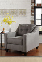 Load image into Gallery viewer, Brindon - Charcoal - 2 Pc. - Chair with Ottoman