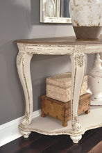 Load image into Gallery viewer, Realyn - White/Brown - Sofa Table