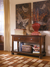 Load image into Gallery viewer, Porter - Rustic Brown - Console Sofa Table