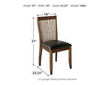 Load image into Gallery viewer, Stuman - Medium Brown - Dining UPH Side Chair (2/CN)