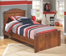 Load image into Gallery viewer, Barchan - Medium Brown - 5 Pc. - Dresser, Mirror, Twin Panel Bed