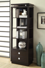 Load image into Gallery viewer, Living Room : Tv Consoles - 4-tier Media Tower Cappuccino