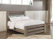 Load image into Gallery viewer, Zelen - Warm Gray - Queen Panel Bed