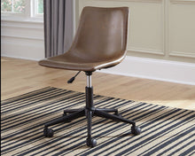 Load image into Gallery viewer, Office Chair Program - Brown - Home Office Swivel Desk Chair