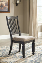 Load image into Gallery viewer, Tyler Creek - Black/Gray - 7 Pc. - Rectangular Dining Room Table, 6 Upholstered Side Chairs