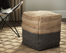 Load image into Gallery viewer, Sweed Valley - Natural/Black - Pouf