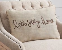 Load image into Gallery viewer, Lets Stay Home - Chocolate - Pillow (4/CS)