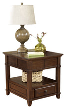 Load image into Gallery viewer, Gately - Medium Brown - Rectangular End Table