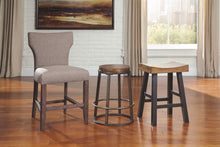 Load image into Gallery viewer, Glosco - Medium Brown/Dark Brown - Stool (2/CN)