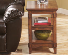 Load image into Gallery viewer, Cross Island - Medium Brown - Chair Side End Table