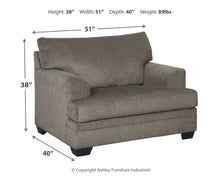 Load image into Gallery viewer, Dorsten - Slate - Chair and a Half