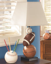 Load image into Gallery viewer, Nyx - Brown/Orange - Poly Table Lamp (1/CN)