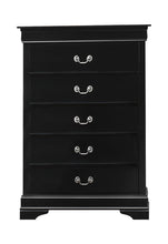Load image into Gallery viewer, Louis Philippe Collection - Louis Philippe Black Five-drawer Chest