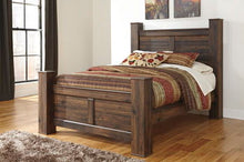 Load image into Gallery viewer, Quinden - Dark Brown - Queen Poster Headboard Panel