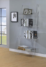 Load image into Gallery viewer, Amaturo Collection - Amaturo 4-shelf Ladder Bookcase Clear