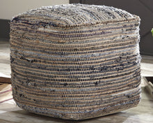 Load image into Gallery viewer, Absalom - Denim - Pouf