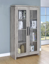 Load image into Gallery viewer, 2-door Tall Cabinet Grey Driftwood
