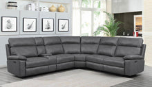 Load image into Gallery viewer, Albany Motion Collection - Grey - Albany 6-piece Power^2 Sectional Grey