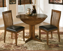 Load image into Gallery viewer, Stuman - Medium Brown - Round DRM Drop Leaf Table