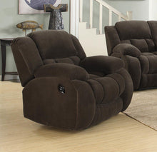 Load image into Gallery viewer, Weissman Motion Collection - Chocolate - Weissman Upholstered Glider Recliner Chocolate
