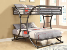Load image into Gallery viewer, Stephan Bunk Bed - Stephan Full Over Full Bunk Bed Gunmetal