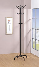 Load image into Gallery viewer, 12-hook Coat Rack Black