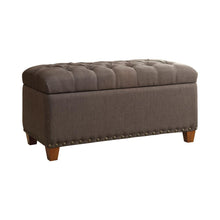 Load image into Gallery viewer, Mocha - Tufted Storage Bench With Nailhead Trim Mocha