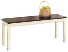 Load image into Gallery viewer, Whitesburg - Brown/Cottage White - Large Dining Room Bench