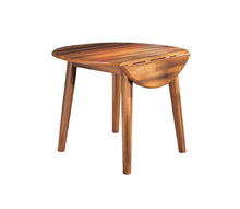 Load image into Gallery viewer, Berringer - Rustic Brown - Round DRM Drop Leaf Table