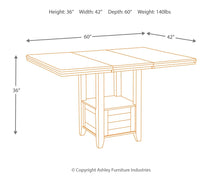 Load image into Gallery viewer, Haddigan - Dark Brown - RECT DRM Counter EXT Table