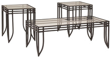Load image into Gallery viewer, Exeter - Black/Brown - Occasional Table Set (3/CN)