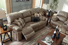 Load image into Gallery viewer, Dunwell - Driftwood - 2 Pc. - Power Reclining Sofa with Adjustable Headrest, Power Reclining Loveseat with CON/Adjustable HDRST