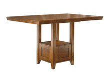 Load image into Gallery viewer, Ralene - Medium Brown - 5 Pc. - Rectangular Dining Room Counter Extension Table, 4 Upholstered Barstools