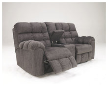 Load image into Gallery viewer, Acieona - Slate - DBL Rec Loveseat w/Console