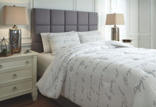 Load image into Gallery viewer, Adrianna - White/Gray - Queen Comforter Set
