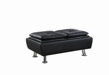 Load image into Gallery viewer, Dilleston Collection - Black - Dilleston Storage Ottoman With Removable Trays Black
