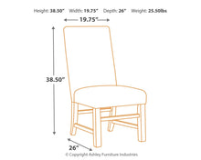 Load image into Gallery viewer, Sommerford - Black/Brown - Dining UPH Side Chair (2/CN)