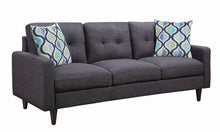 Load image into Gallery viewer, Grey - Watsonville Tufted Back Sofa Grey