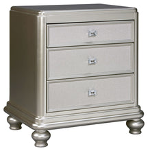 Load image into Gallery viewer, Coralayne - Silver - Three Drawer Night Stand